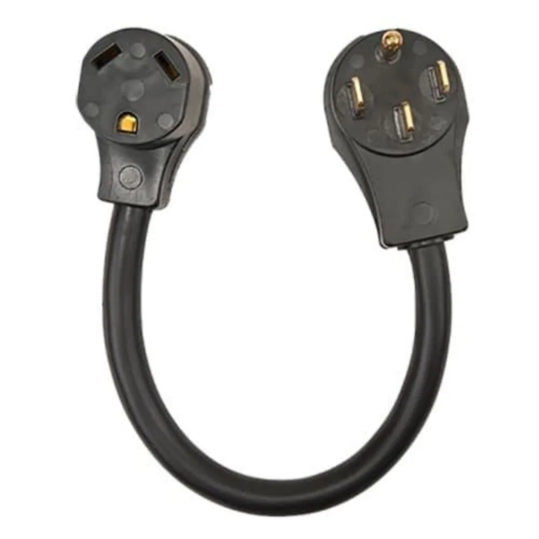 50AM30AF18 – SOUTHWIRE Power Cord Adapter, For Connecting RV Power Inlet To Standard Power Source 10 Gauge 3 Wire Typ...